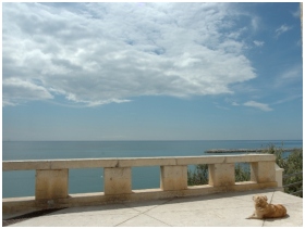 Terrasse am Meer